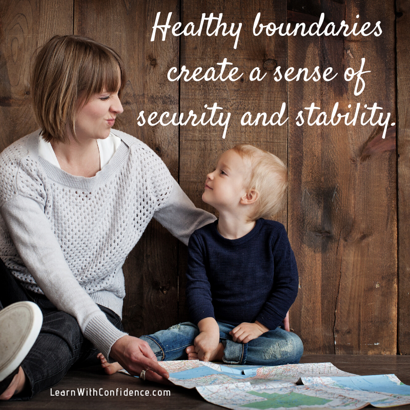 healthy boundaries, security, stability, mom, child, rules, limits, guidance