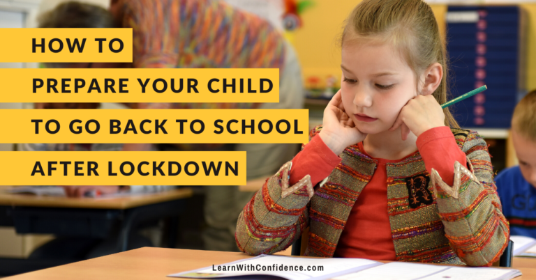 How to prepare your child to go back to school after lockdown