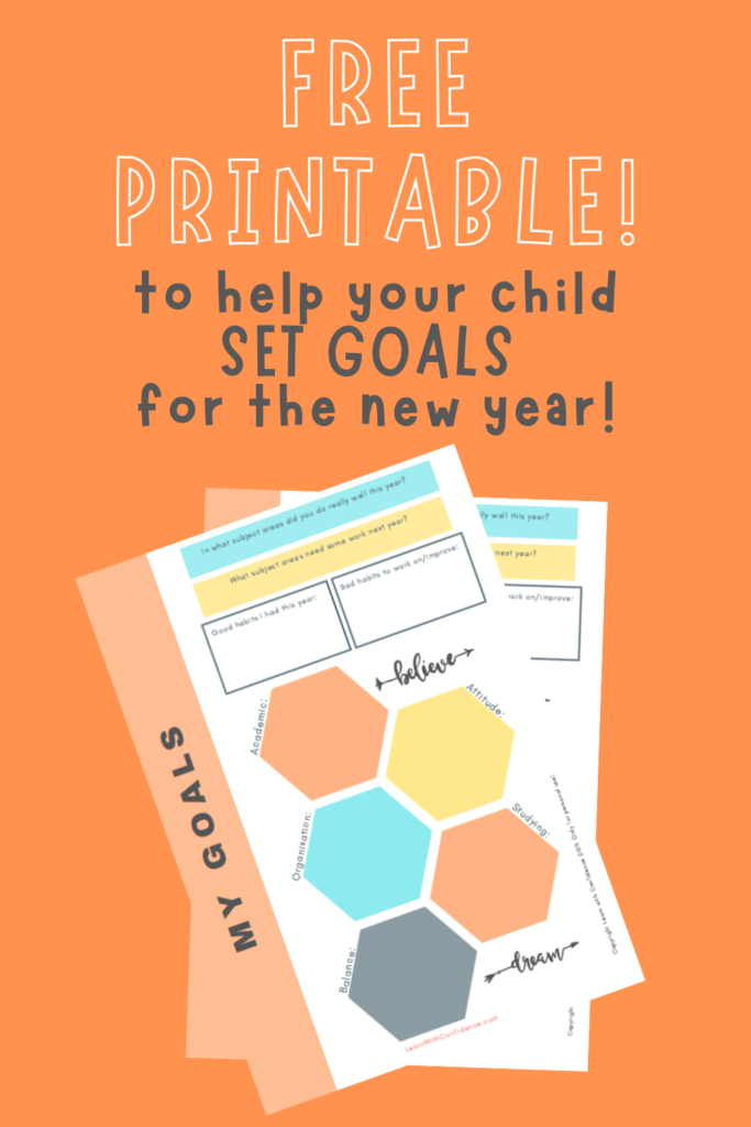 set goals, freebie, free printable, goal setting tool