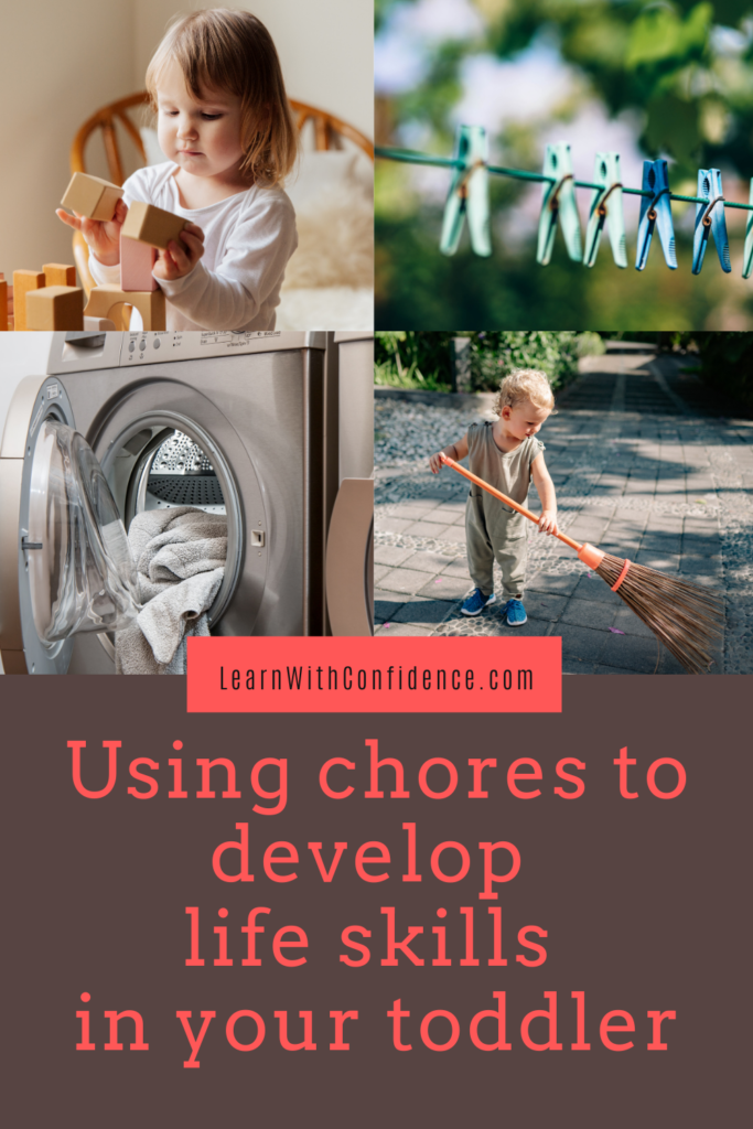 using chores to develop life skills in your toddler