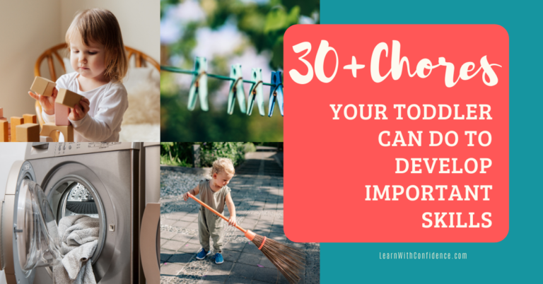 How you can use chores to develop skills your toddler needs.