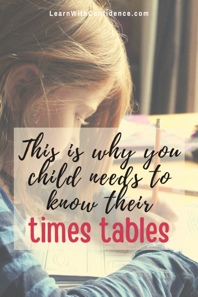 this is why your child needs to know their times tables
