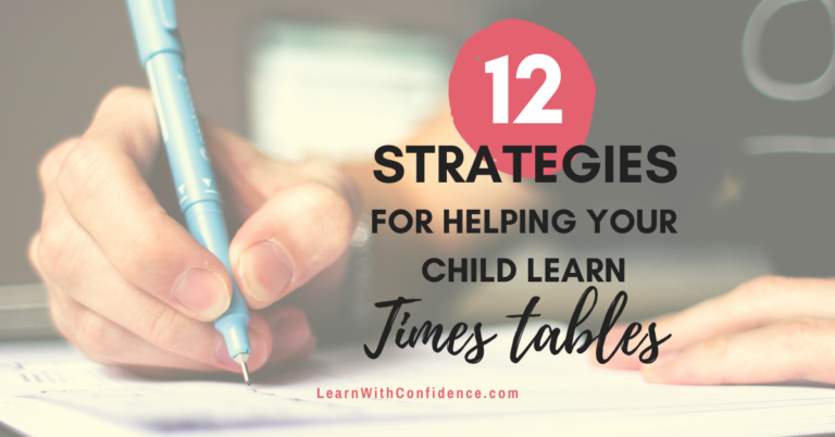 12 Strategies for learning Times Tables off by heart.
