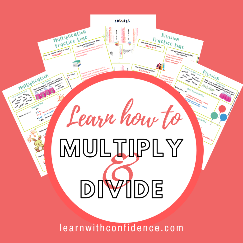 learn how to multiply and divide