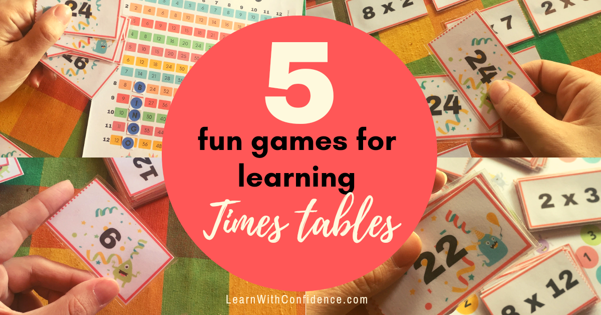 5 Fun Games For Times Tables Flash Cards