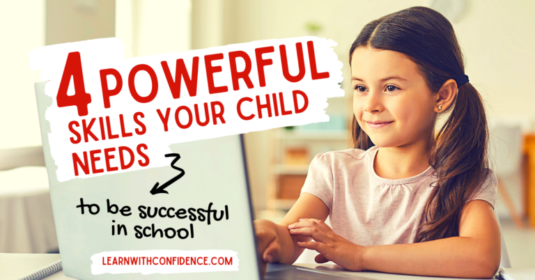 4 Powerful Skills Sets your Child needs for School Success