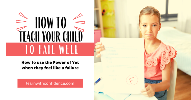 “My child feels like a failure”: How to use the Power of Yet to give your child hope.