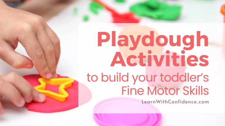 Playdough activities to boost your child’s fine motor development