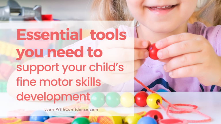 Essential tools for supporting your toddler and preschooler’s fine motor development