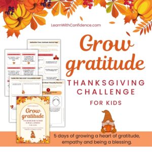 Gratitude Challenge for Kids
